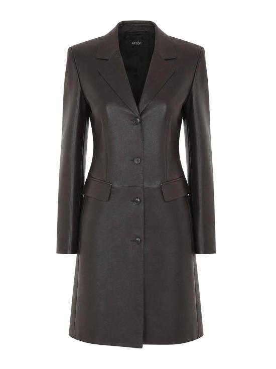 26FW 구찌 가죽 자켓 869677XNBC91000 BLACK