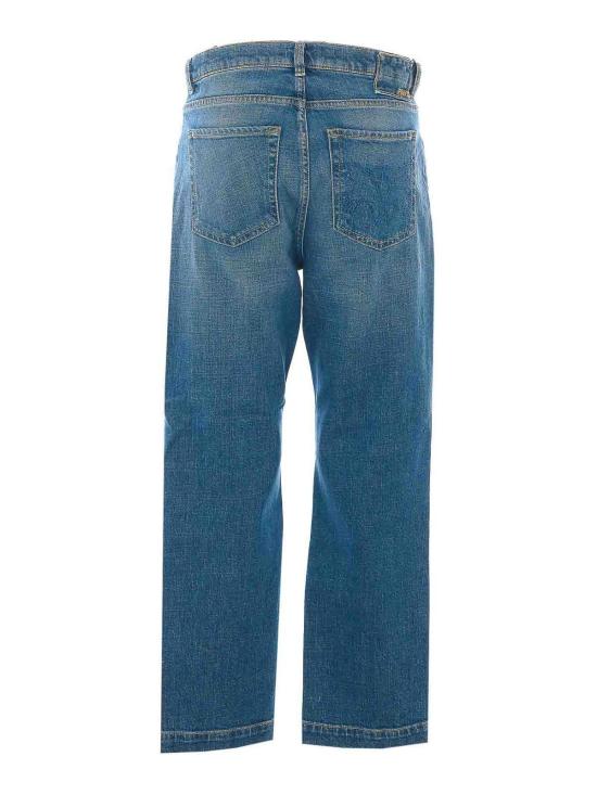 26FW 핑코 스트레이트 팬츠 107385A3KAPJD BLUE - PINKO