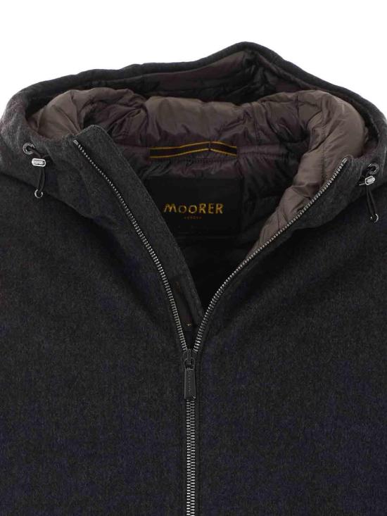 26FW 무레르 오니로 LSL 후디드 봄버 자켓 ONIROLSLU0202 BROWN - MOORER