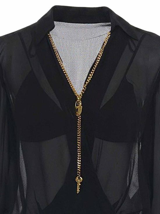 26FW 엘리자베타프랜치 민소매 티셔츠 CB00966E2110 BLACK - ELISABETTA FRANCHI