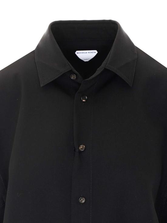 26FW 보테가베네타 셔츠 869829V6DB01010 BLACK - BOTTEGA VENETA