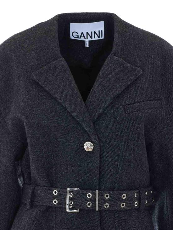 26FW 가니 미디 스커트 A1130013252 GREY - GANNI