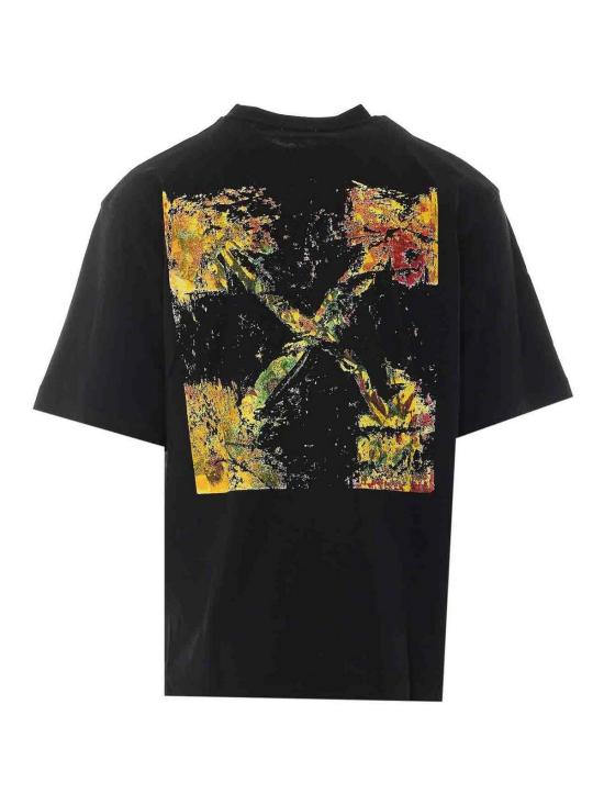 26FW 오프화이트 반팔 티셔츠 OMAA120F26JER00D001 BLACK - OFF WHITE