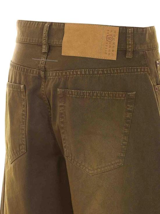 26FW MM6 메종마르지엘라 스트레이트 팬츠 S52LA0238M35435137 GREEN - MM6 MAISON MARGIELA