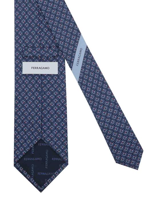 26FW 살바토레 페라가모 넥타이 768562350950 BLUE - SALVATORE FERRAGAMO