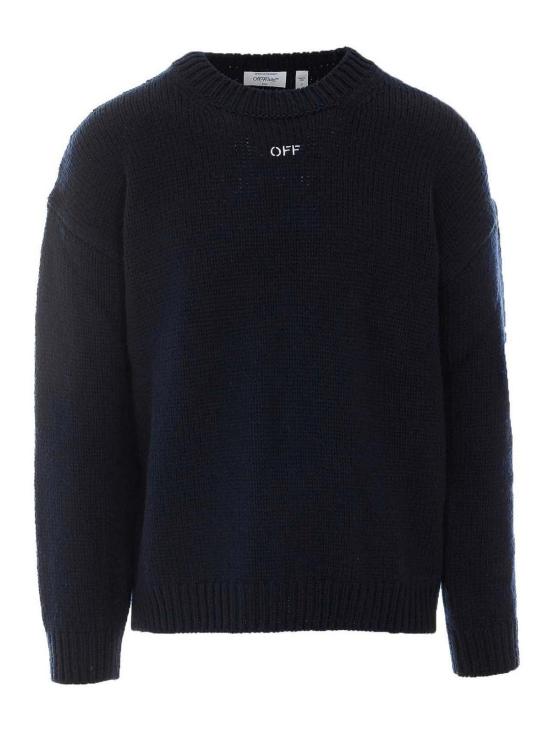 26FW 오프화이트 스웨터 OMHE212F26KNI001411 BLUE