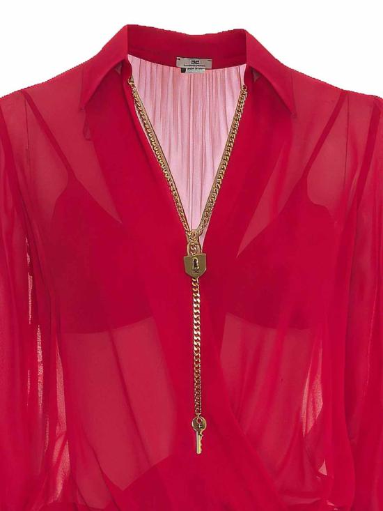 26FW 엘리자베타프랜치 민소매 티셔츠 CB00966E2CG5 RED - ELISABETTA FRANCHI