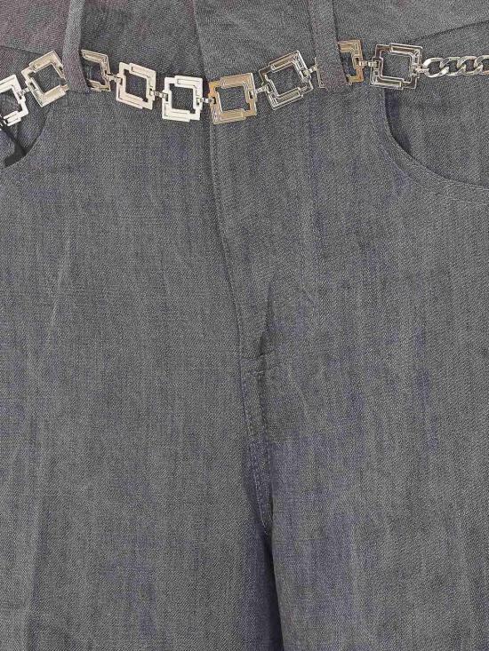 26FW 리우조 플레어 팬츠 UF6119D026687457 GREY - LIU JO