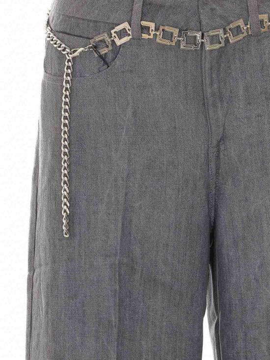 26FW 리우조 플레어 팬츠 UF6119D026687457 GREY - LIU JO