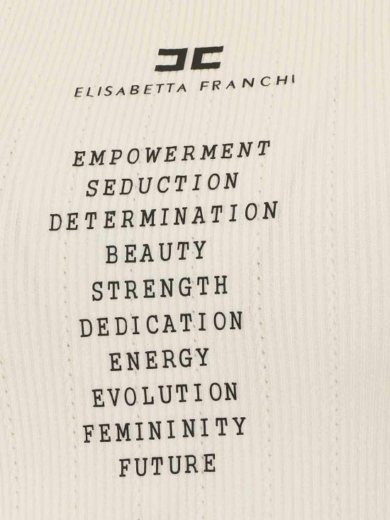 26FW 엘리자베타프랜치 민소매 티셔츠 TK10B66E2E72 WHITE - ELISABETTA FRANCHI