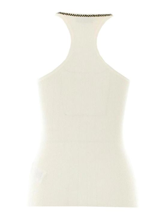 26FW 엘리자베타프랜치 민소매 티셔츠 TK10B66E2E72 WHITE - ELISABETTA FRANCHI