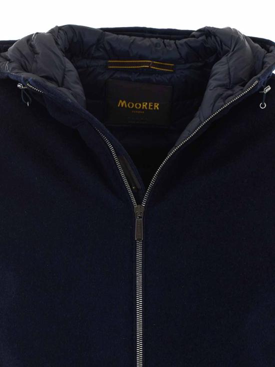 26FW 무레르 오니로 LSL 후디드 봄버 자켓 ONIROLSLV1980 BLUE - MOORER