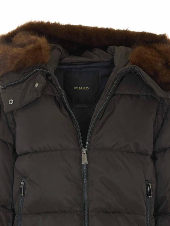26FW 핑코 패딩 107183A2Y0M04 BROWN - PINKO
