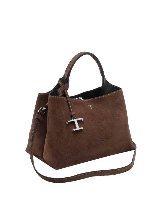 26FW 토즈 마이크로 토트백 XBWAPAEL000XBL246F BROWN - TODS