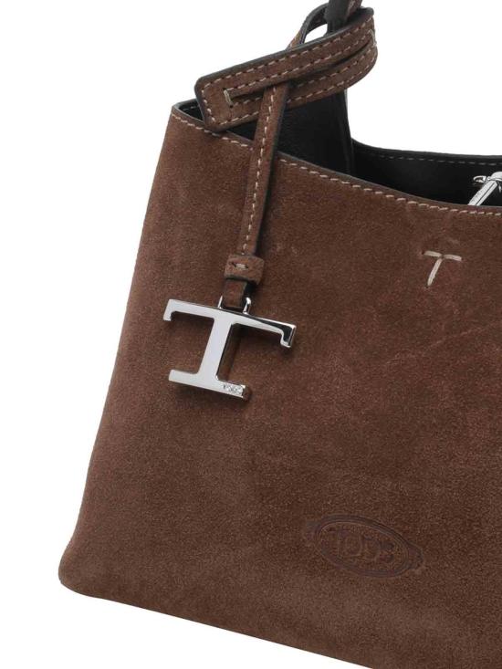 26FW 토즈 마이크로 토트백 XBWAPAEL000XBL246F BROWN - TODS