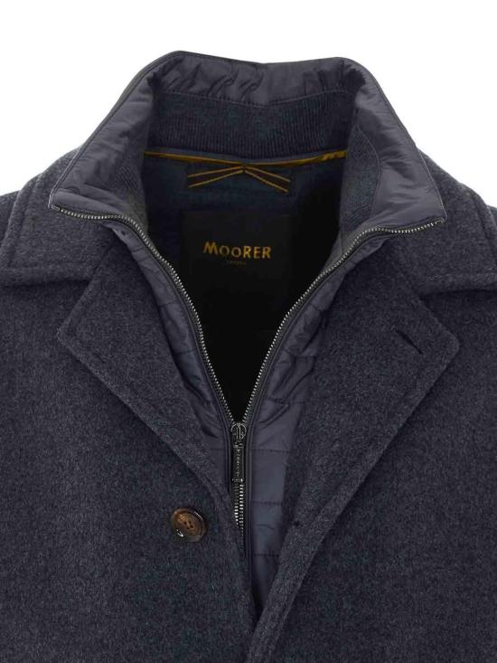 26FW 무레르 몬페라토 LE 싱글 브레스티드 코트 MONFERRATOLEU0051 GREY - MOORER