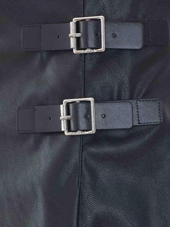 26FW 핑코 가죽 자켓 107197A3EQZ99 BLACK - PINKO