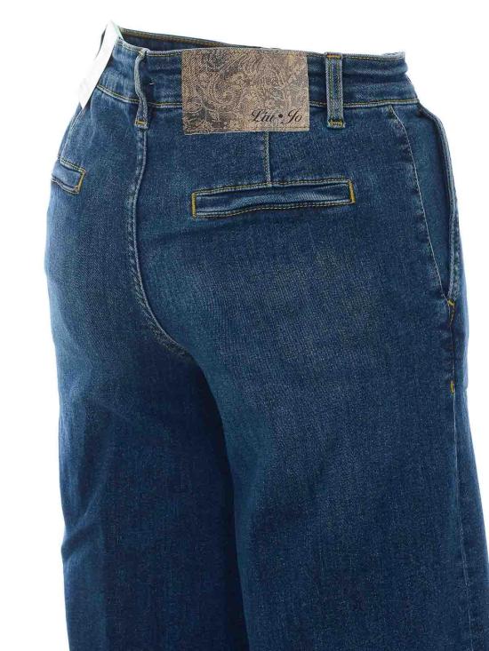 26FW 리우조 스트레이트 팬츠 UF6083DS0857S081 BLUE - LIU JO