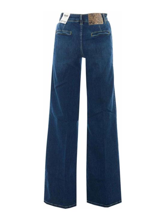 26FW 리우조 스트레이트 팬츠 UF6083DS0857S081 BLUE - LIU JO