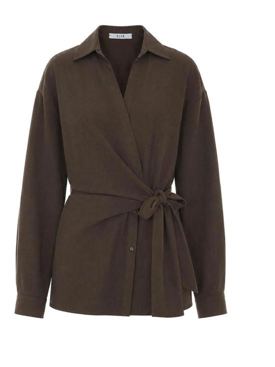 26FW 엘레 셔츠 0200FANGO BROWN - ELEH