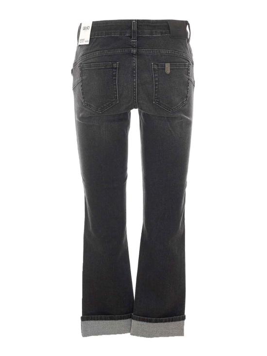 26FW 리우조 스트레이트 팬츠 UF6006D479787507 BLACK - LIU JO