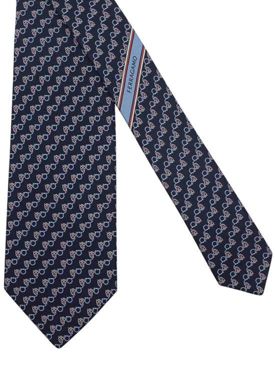 26FW 살바토레 페라가모 넥타이 794424351419 BLUE - SALVATORE FERRAGAMO