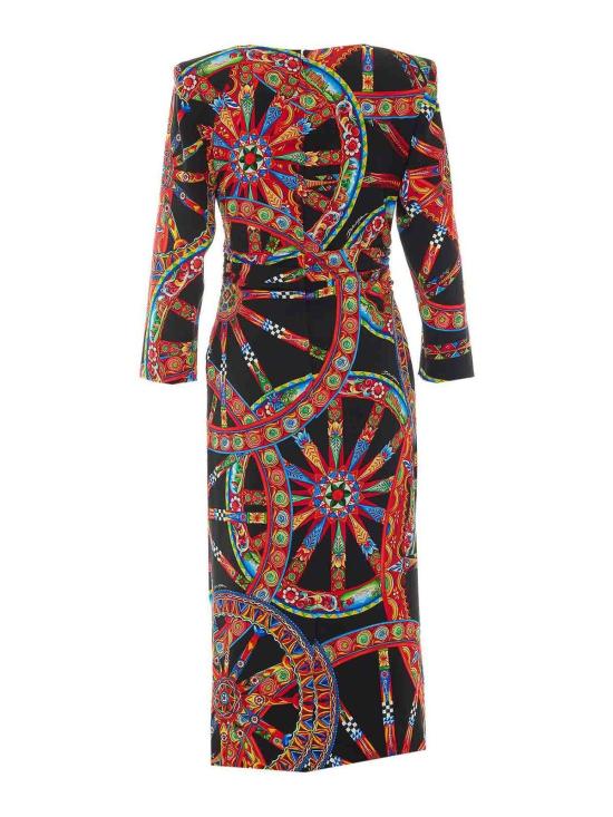 26FW 돌체앤가바나 미디 스커트 F60ACTFSA9UHN6CL MULTICOLOUR - DOLCE & GABBANA