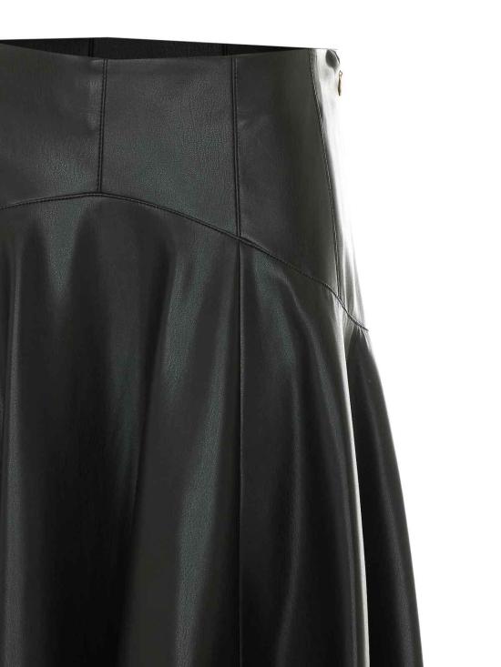 26FW 리우조 롱 스커트 CF6066E062422222 BLACK - LIU JO
