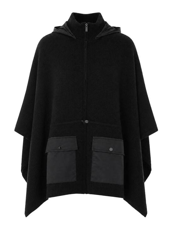 26FW 트윈셋 케이프 262TA443000006 BLACK