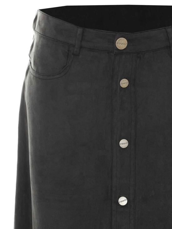 26FW 핑코 미디 스커트 107217A3F8Z98 BLACK - PINKO