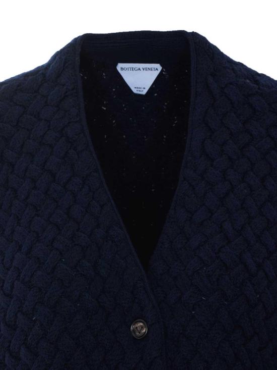 26FW 보테가베네타 가디건 A0036IV6UI04071 BLUE - BOTTEGA VENETA