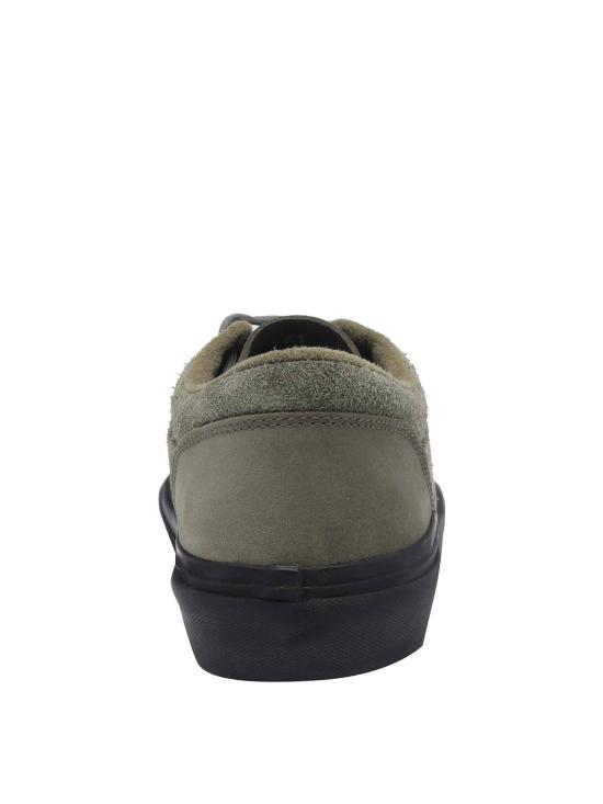 26FW 스톤 아일랜드 로우탑 트레이너 컴퍼스 로고 패치 스웨이드 스니커즈 S100020S0539V005G GREEN - STONE ISLAND