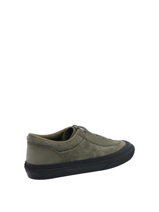 26FW 스톤 아일랜드 로우탑 트레이너 컴퍼스 로고 패치 스웨이드 스니커즈 S100020S0539V005G GREEN - STONE ISLAND