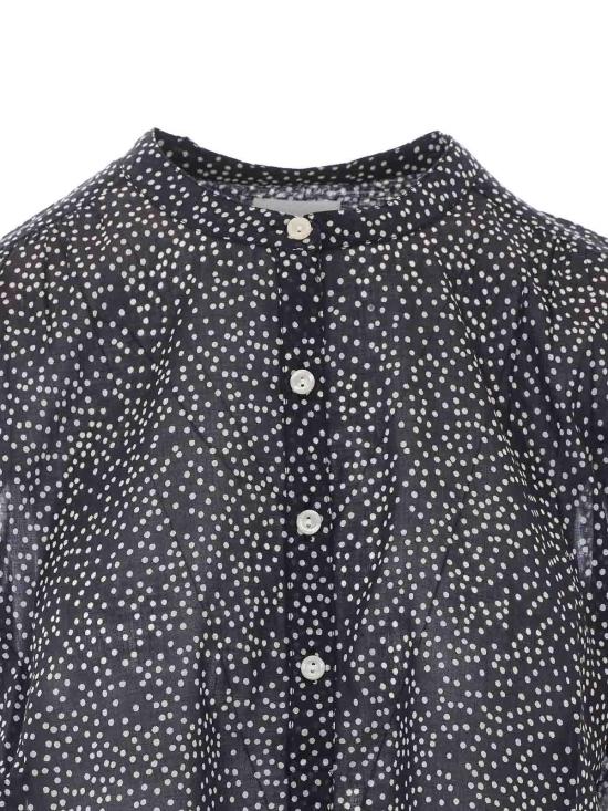 26FW 이자벨마랑에뚜왈 마리아 프린티드 코튼 보일 블라우스 HT0029FAD3J03EBKEC BLACK - ISABEL MARANT ETOILE