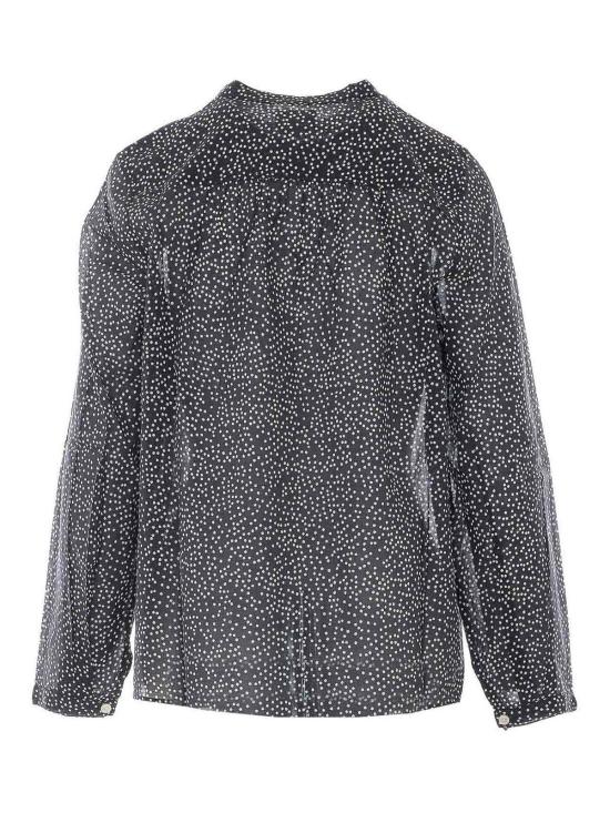 26FW 이자벨마랑에뚜왈 마리아 프린티드 코튼 보일 블라우스 HT0029FAD3J03EBKEC BLACK - ISABEL MARANT ETOILE