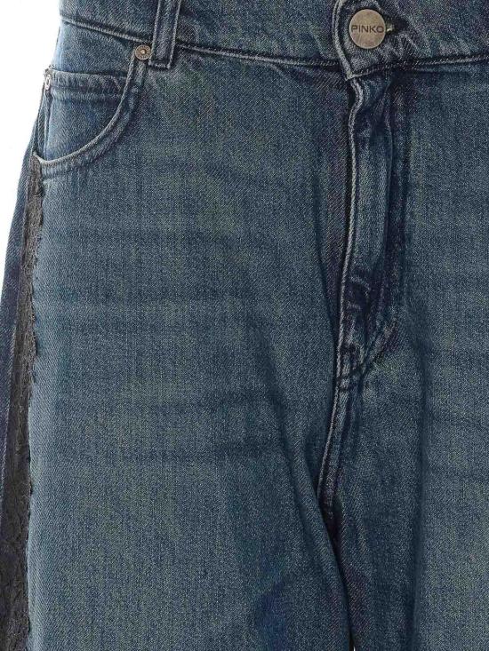 26FW 핑코 스트레이트 팬츠 101733A3G8PJZ BLUE - PINKO