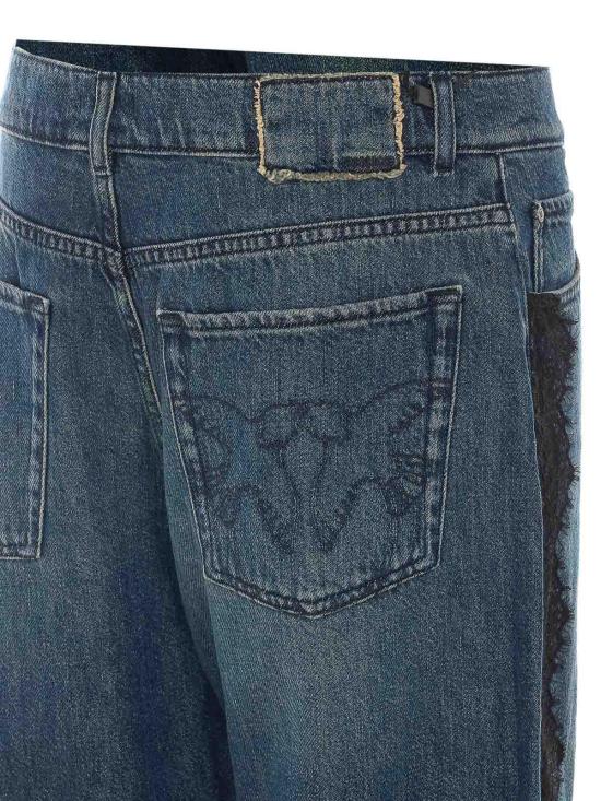 26FW 핑코 스트레이트 팬츠 101733A3G8PJZ BLUE - PINKO