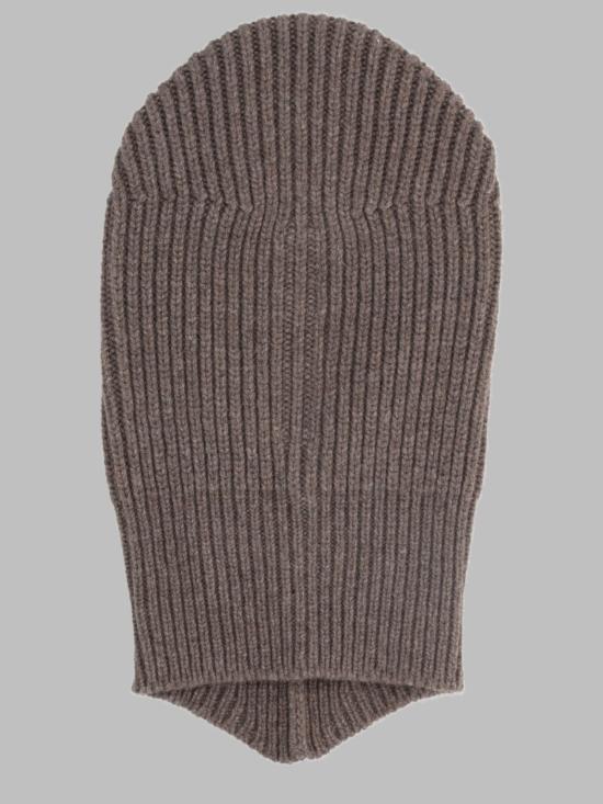  릭 오웬스 모자 포터빌 캐시미어 발라클라바 브라운 - RICK OWENS
