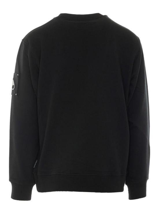 26FW 무스너클 하츠필드 크루넥 스웨트 셔츠 M35MS706292 Black - MOOSE KNUCKLES