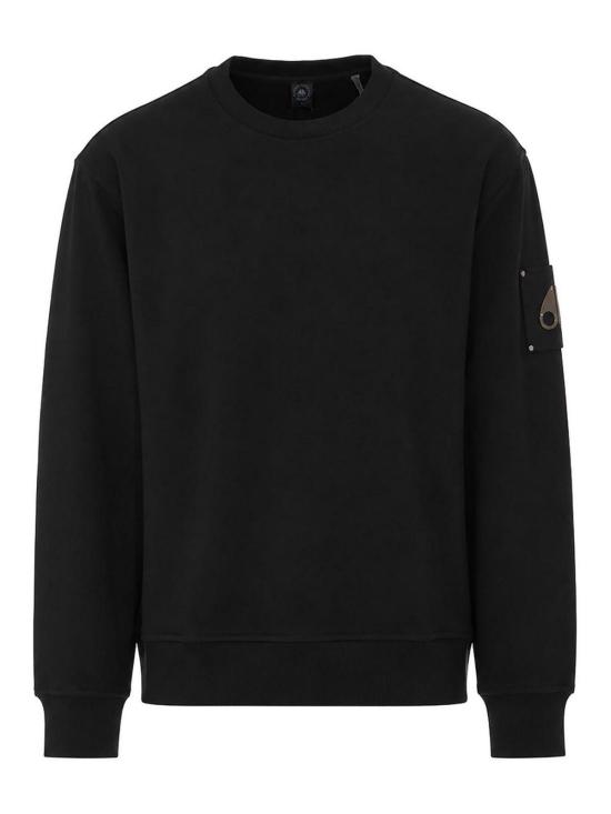 26FW 무스너클 하츠필드 크루넥 스웨트 셔츠 M35MS706292 Black