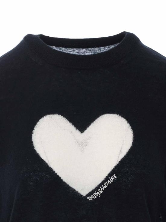 26FW 자딕앤볼테르 반팔 티셔츠 KWSW02974011 BLACK - ZADIG & VOLTAIRE