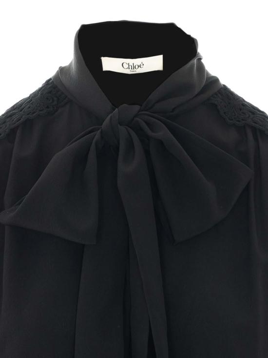 26FW 끌로에 블라우스 CH26AHT30005001 BLACK - CHLOE