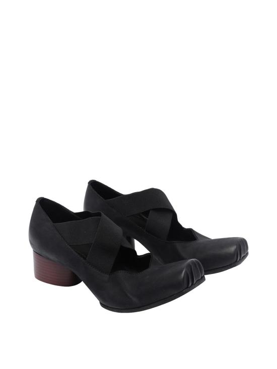 26FW 우마 왕 플랫 슈즈 US9106UW097 BLACK - UMA WANG