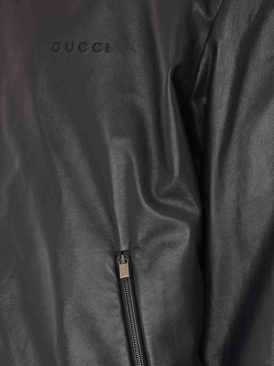 26FW 구찌 가죽 자켓 872085XNBCU1017 GREY - GUCCI