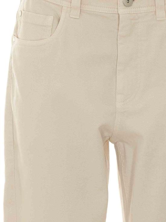 26FW 브루넬로 쿠치넬리 스트레이트 팬츠 MB057P5319C9815 WHITE - BRUNELLO CUCINELLI