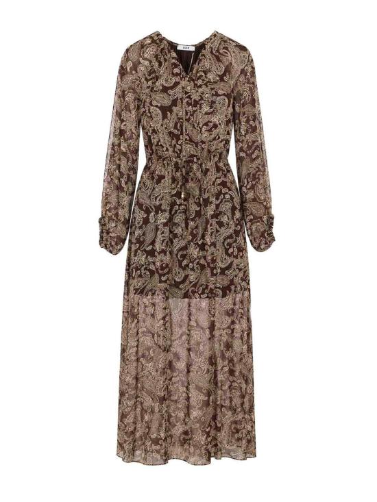 26FW 엘레 미디 스커트 0290MARRONE BROWN