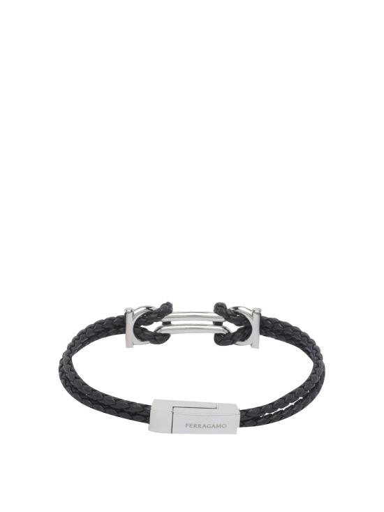 26FW 살바토레 페라가모 브레이슬릿 796081770422 BLACK - SALVATORE FERRAGAMO