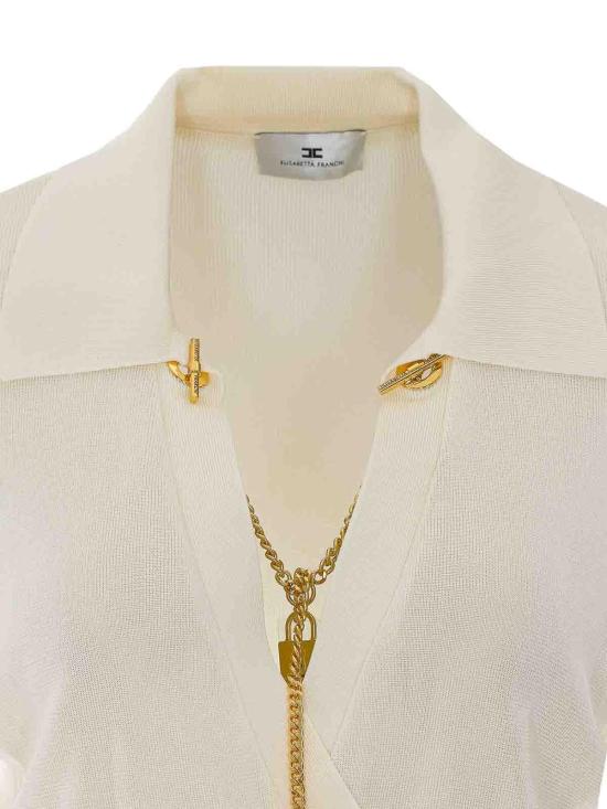 26FW 엘리자베타프랜치 민소매 티셔츠 BK03S66E2193 WHITE - ELISABETTA FRANCHI