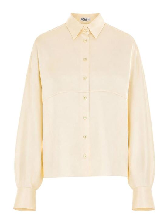 26FW 브루넬로 쿠치넬리 셔츠 MB179M2C06C7925 WHITE