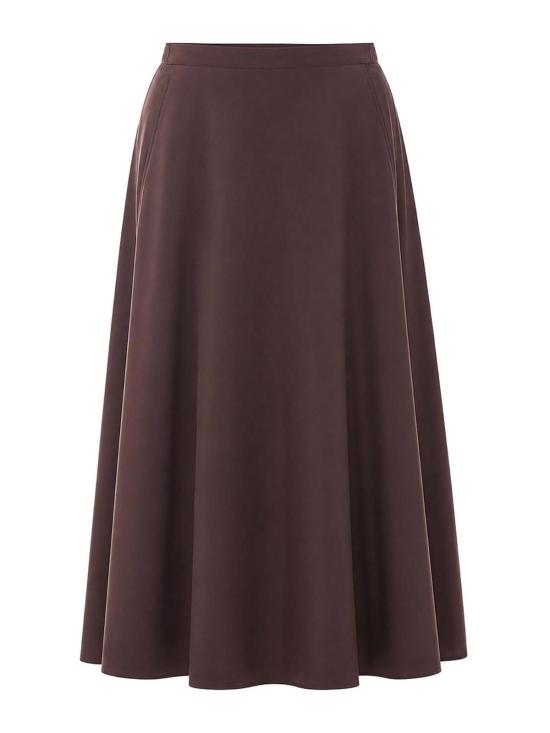26FW 애드 미디 스커트 KWA074NNYG10 BROWN